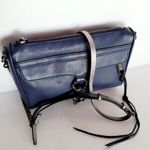Rebecca Minkoff M.A.C. Crossbody Blue Gunmetal